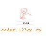 V-34ϵCARTOON PASTER