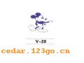 V-28ϵCARTOON PASTER
