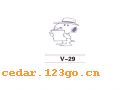 V-29ϵCARTOON PASTER