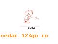 V-34ϵCARTOON PASTER